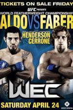 WEC 48 Aldo vs Faber