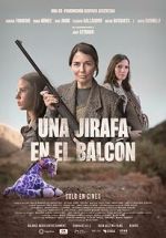 Una jirafa en el balcn